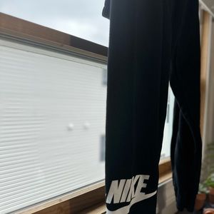 Black zipper pocket Nike air sweat pants
